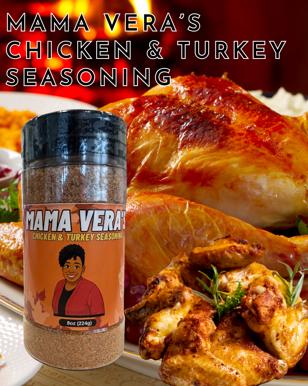 Mama Vera's Chicken & Turkey Seasoning