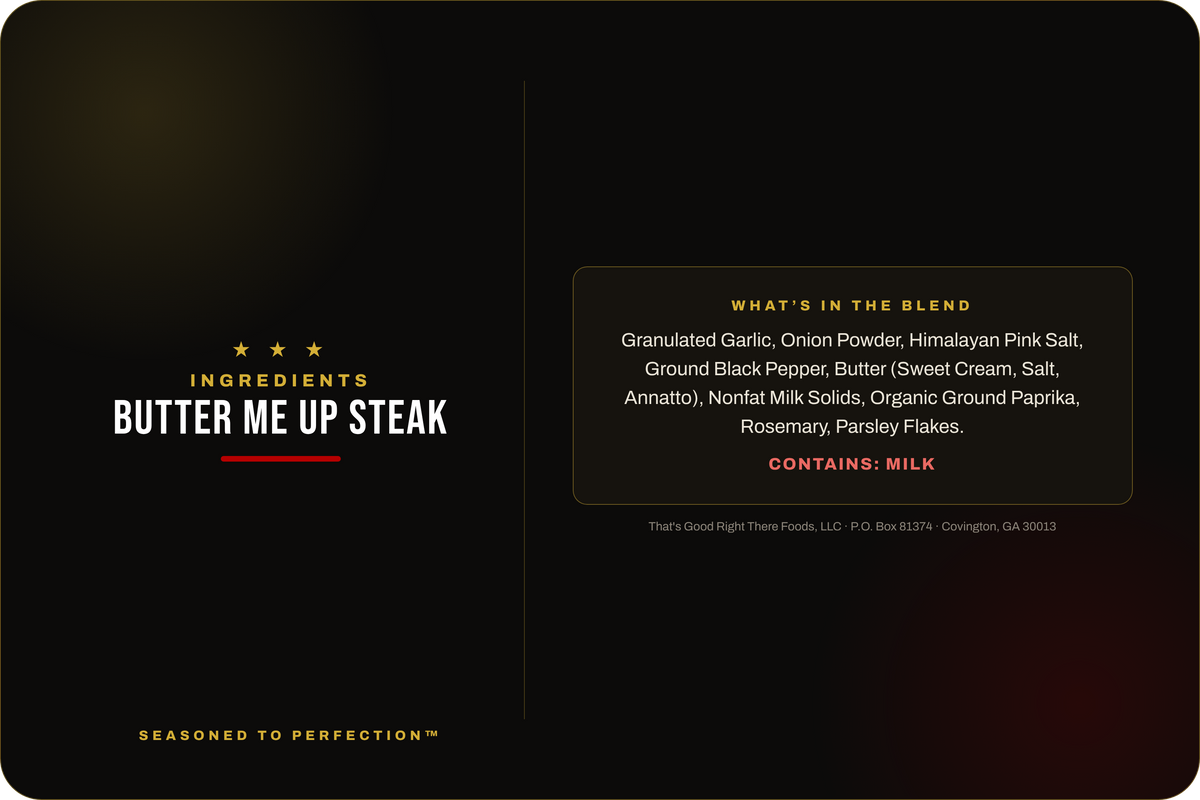 Butter Me Up Steak Seasoning