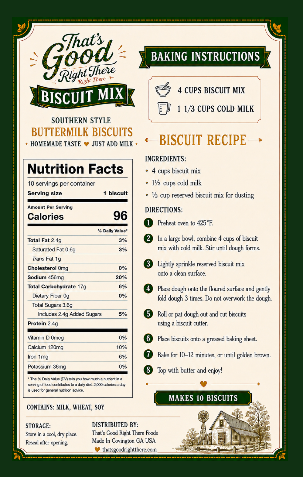 That's Good Right There Biscuit Mix