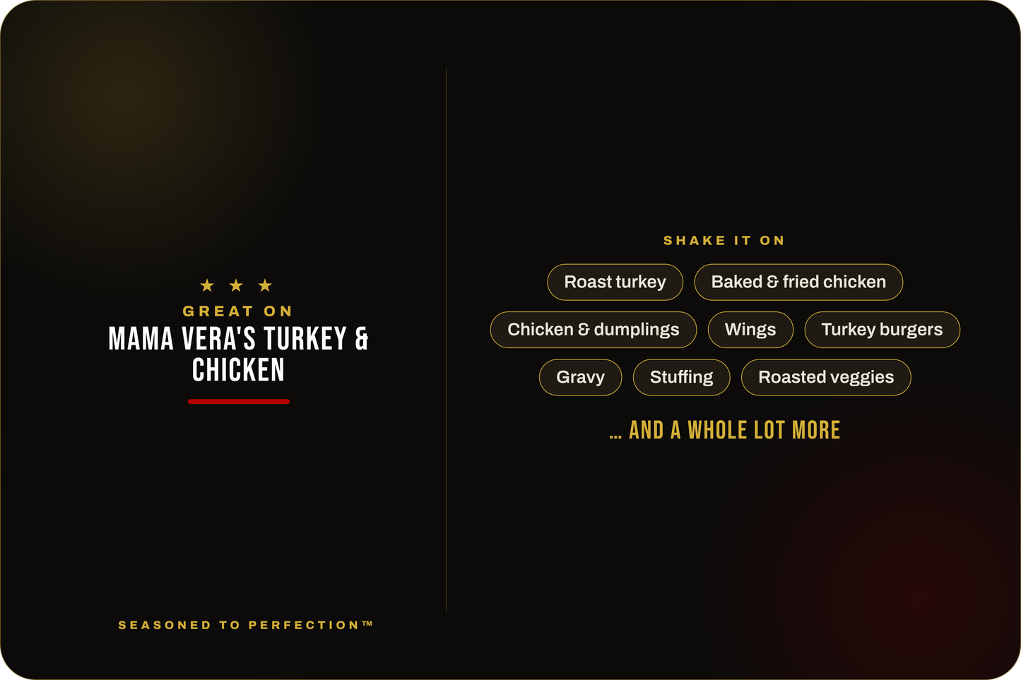 Mama Vera's Turkey & Chicken Blend