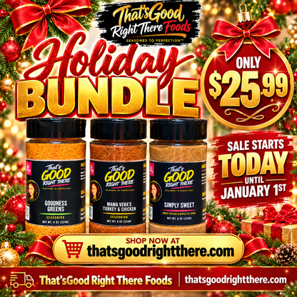 Holiday Bundle -Goodness Greens -Simply Sweet- Mama Vera's Turkey and Chicken