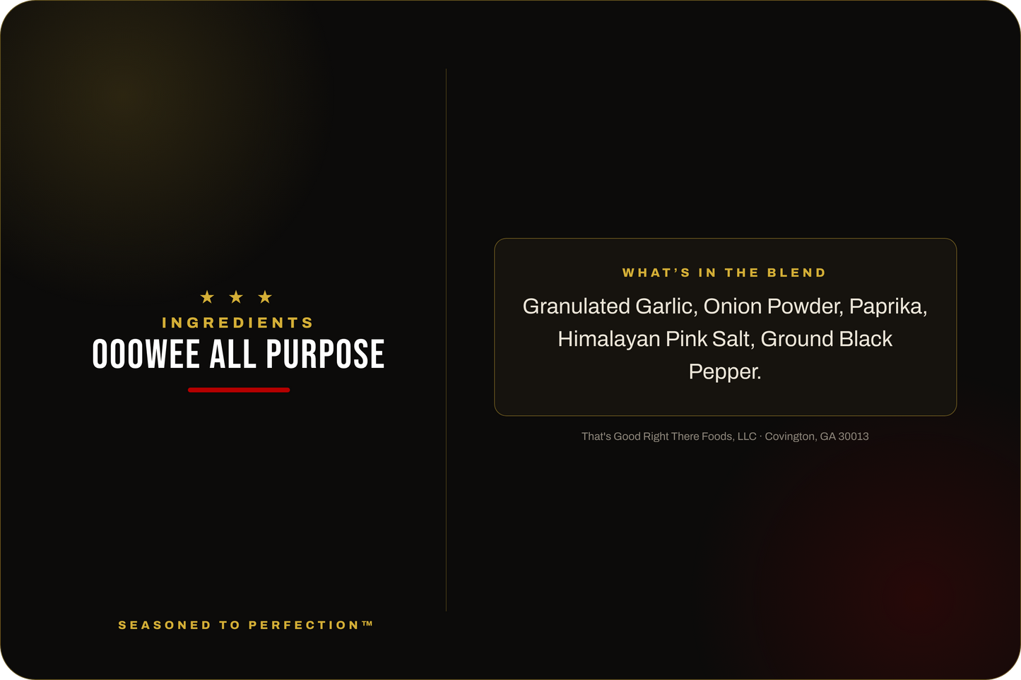 OooWee All Purpose Blend