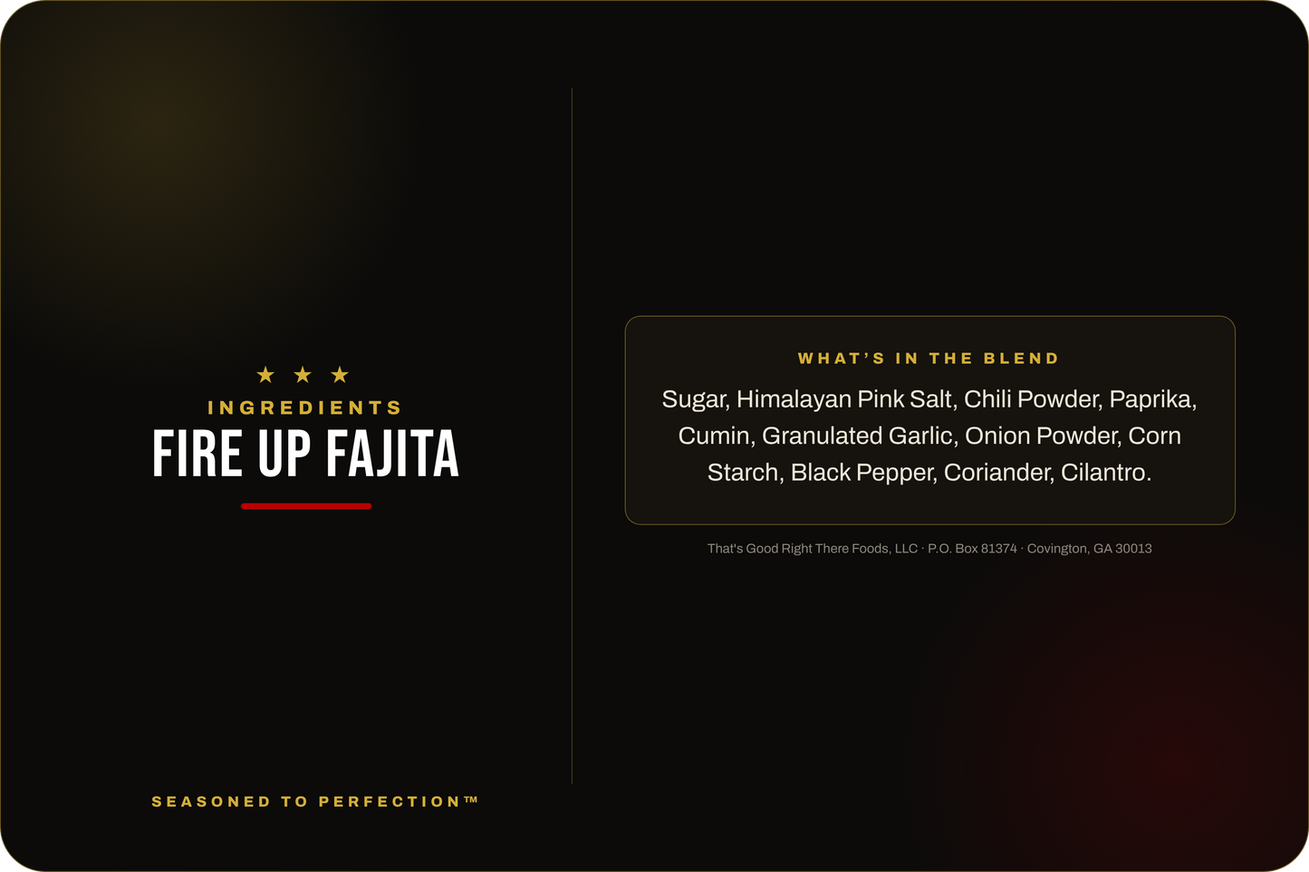 Fire Up Fajita Blend