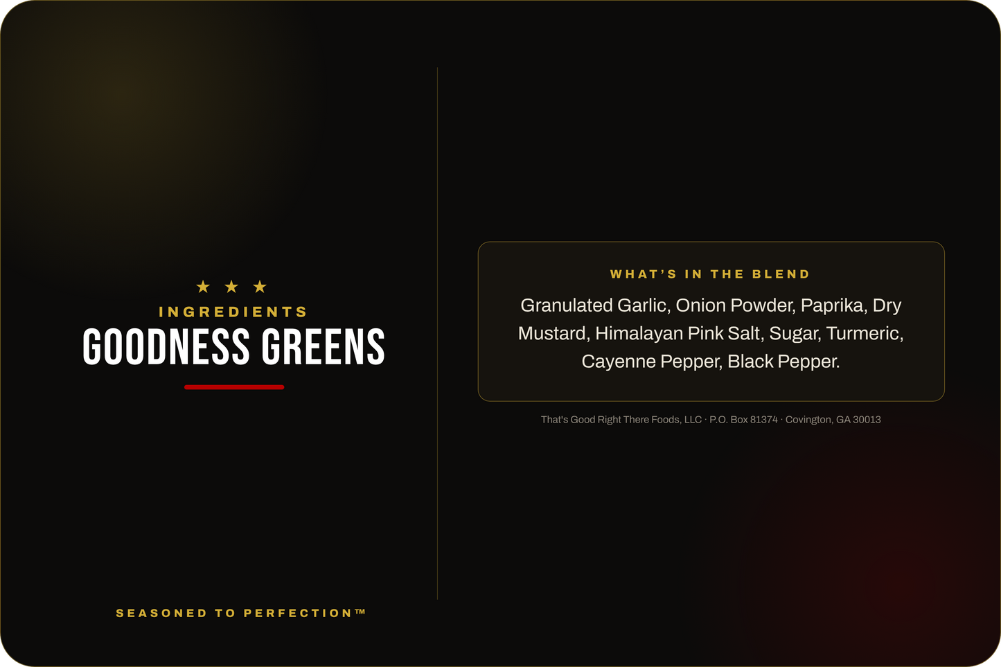Goodness Greens Blend