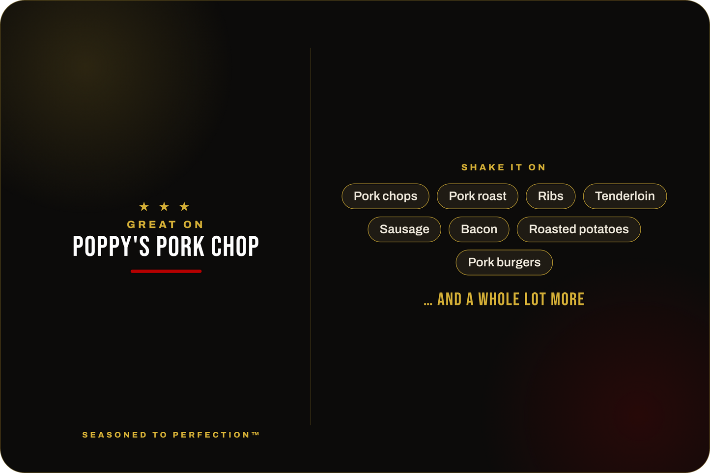 Poppy's Pork Chop Blend