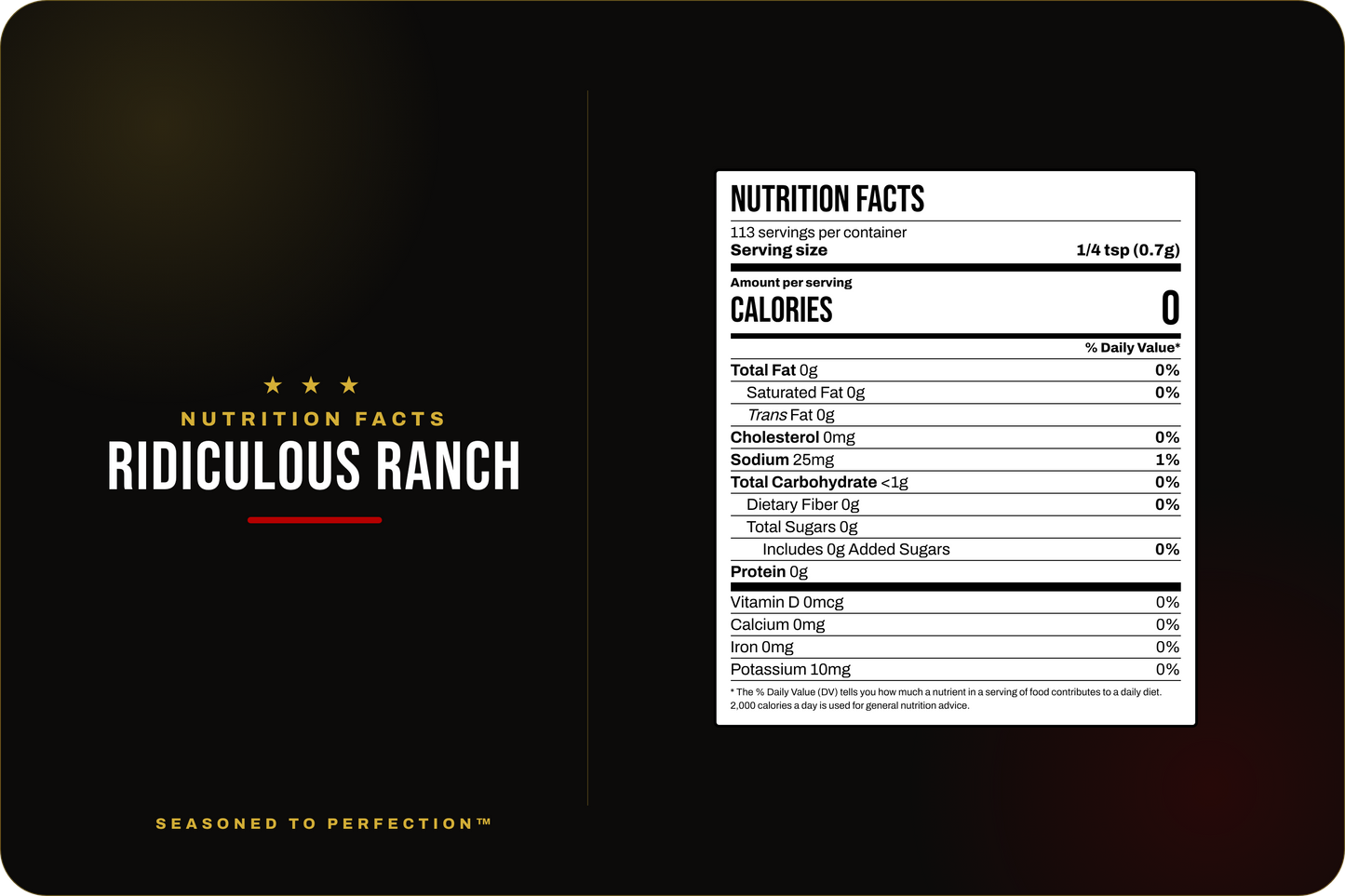 Ridiculous Ranch Blend