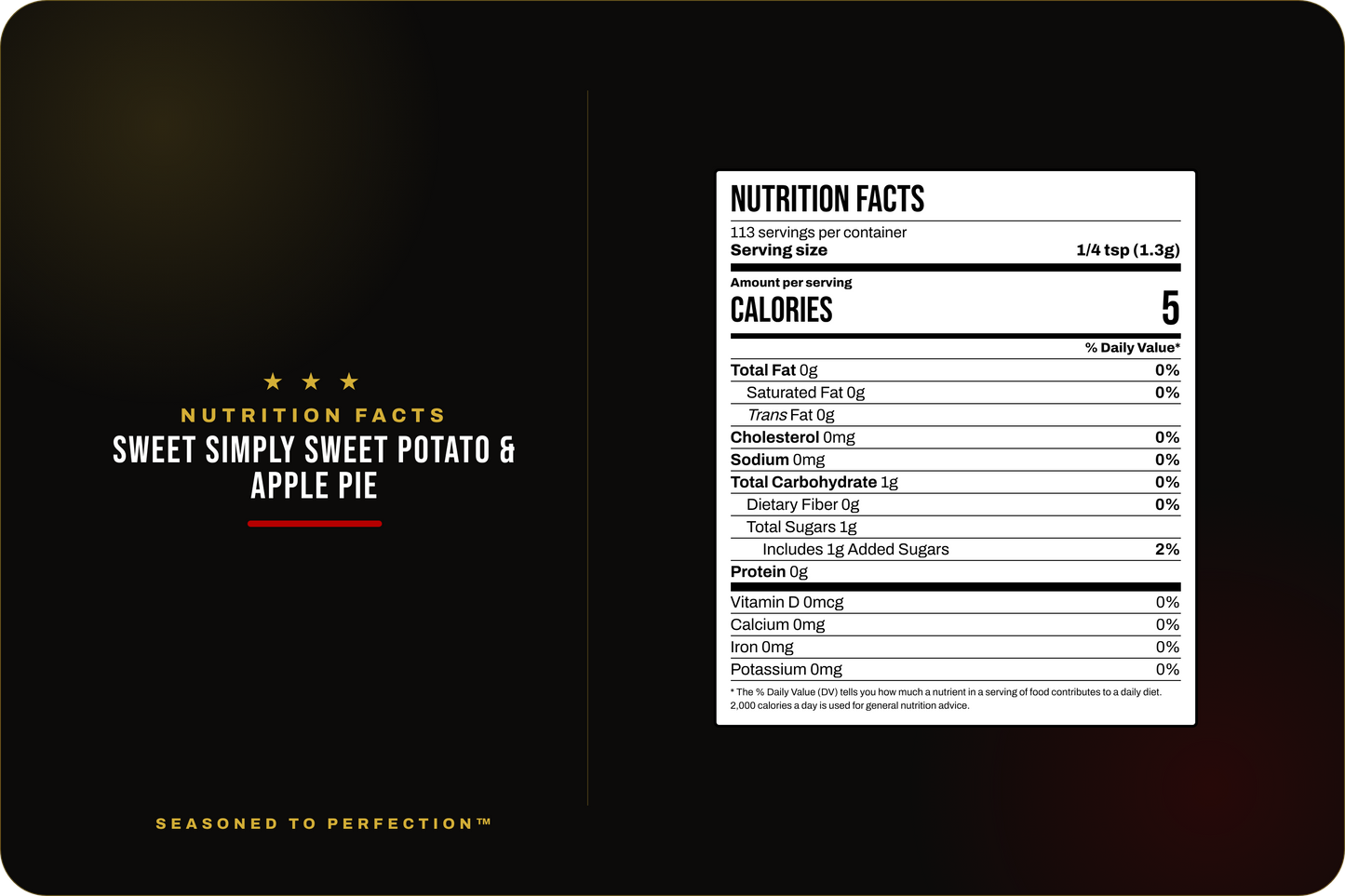 Sweet Simply Sweet Potato & Apple Pie Blend