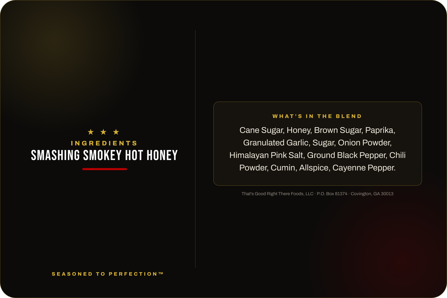 Smashing Smokey Hot Honey Blend
