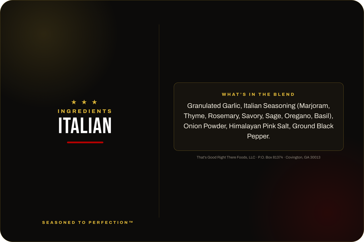 Italian Blend